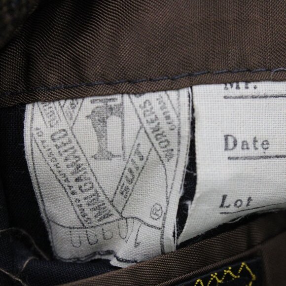 Vintage Kingsridge Wool Blazer Mens Medium M Brown Knit Two Button Front Lined - Picture 9 of 12